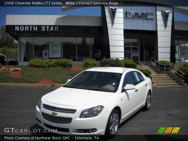 2008 Chevrolet Malibu LTZ Sedan in White