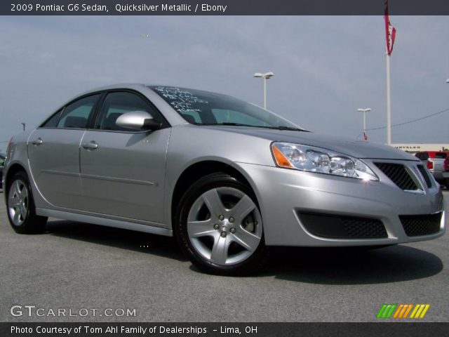 2009 Pontiac G6 Sedan in Quicksilver Metallic