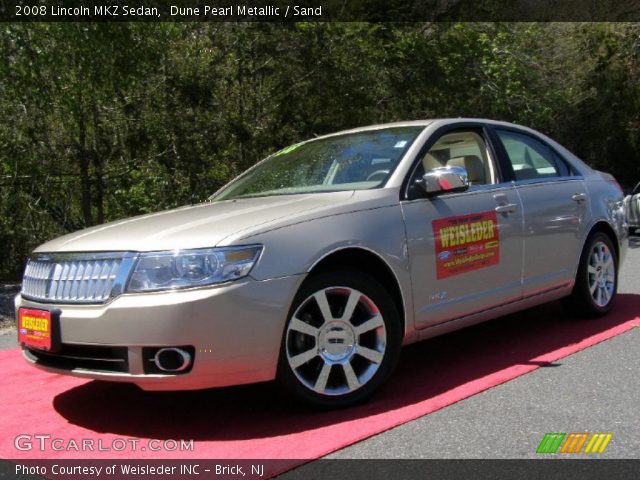 2008 Lincoln MKZ Sedan in Dune Pearl Metallic