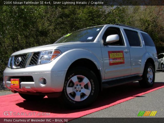 2006 Nissan Pathfinder SE 4x4 in Silver Lightning Metallic