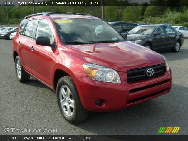2007 Toyota RAV4 4WD in Barcelona Red Pearl