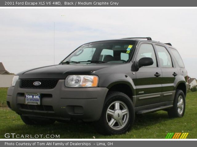 2001 Ford Escape XLS V6 4WD in Black