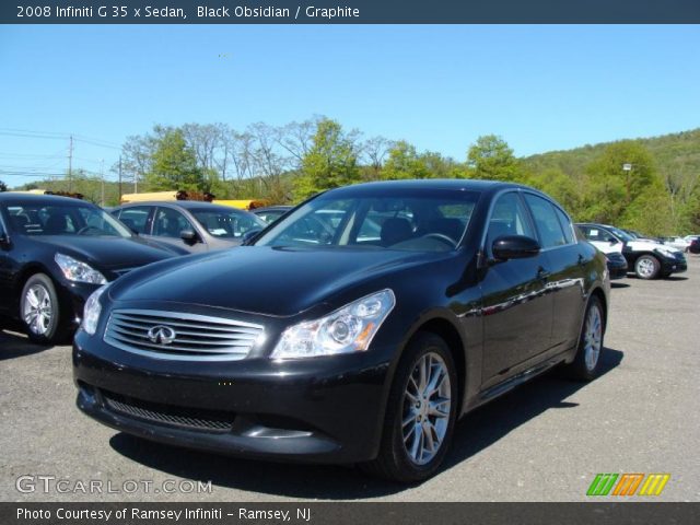 2008 Infiniti G 35 x Sedan in Black Obsidian