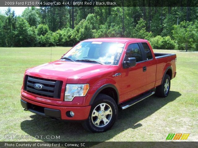 2009 Ford F150 FX4 SuperCab 4x4 in Bright Red