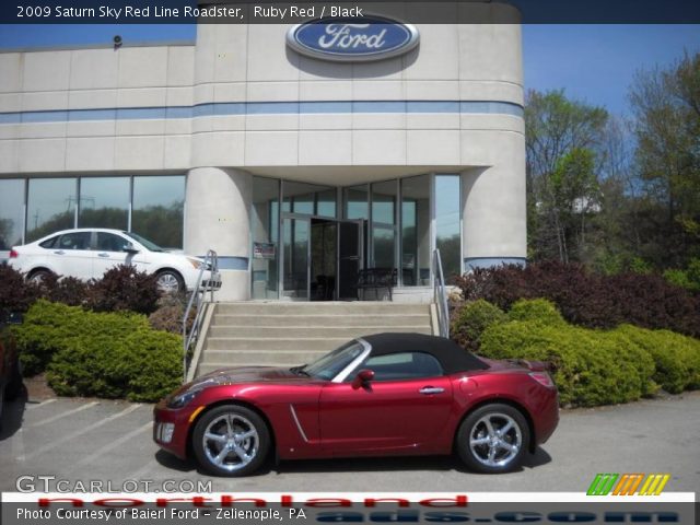 2009 Saturn Sky Red Line Roadster in Ruby Red