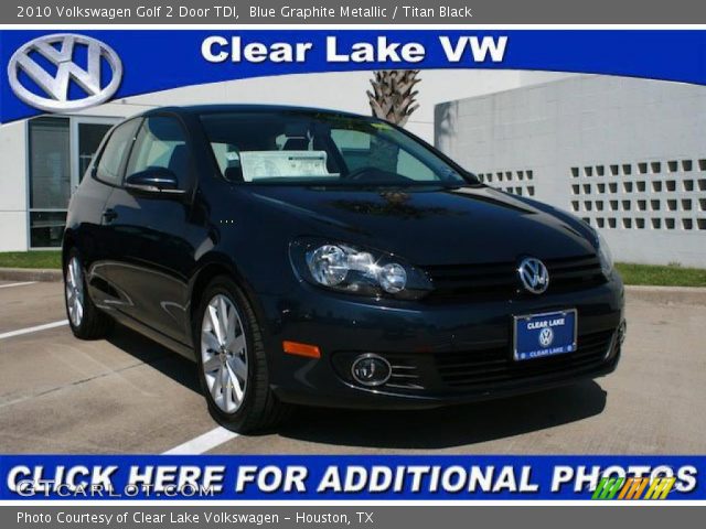 2010 Volkswagen Golf 2 Door TDI in Blue Graphite Metallic