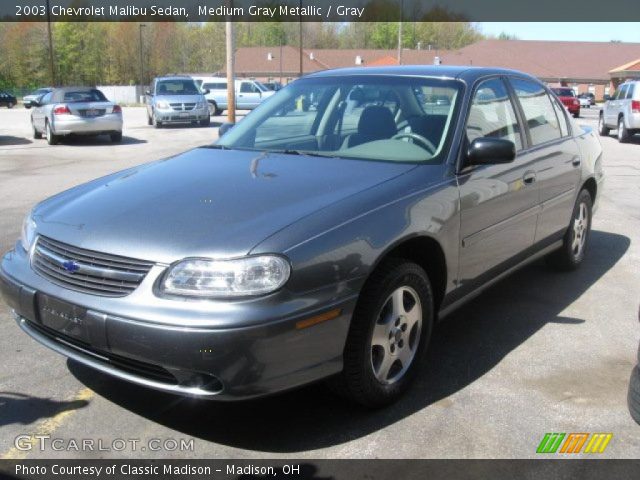 2003 Chevrolet Malibu Sedan in Medium Gray Metallic