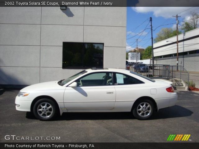 2002 Toyota Solara SE Coupe in Diamond White Pearl