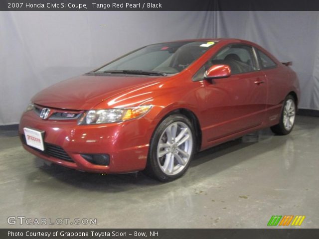 2007 Honda Civic Si Coupe in Tango Red Pearl