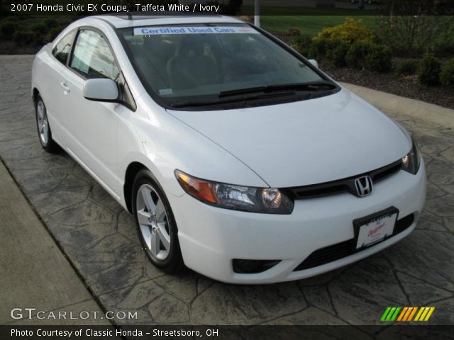 2007 Honda Civic EX Coupe in Taffeta White