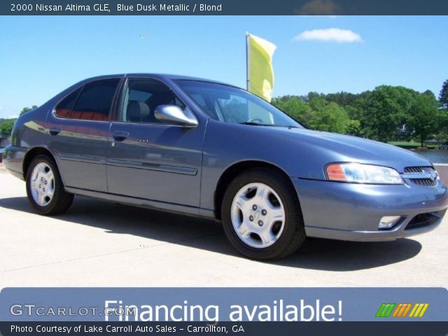 2000 Nissan Altima GLE in Blue Dusk Metallic
