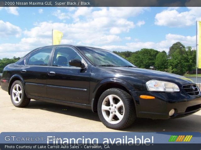 2000 Nissan Maxima GLE in Super Black