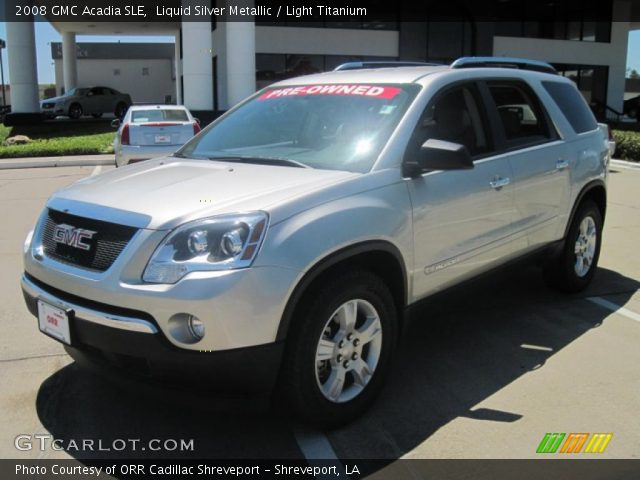 2008 GMC Acadia SLE in Liquid Silver Metallic