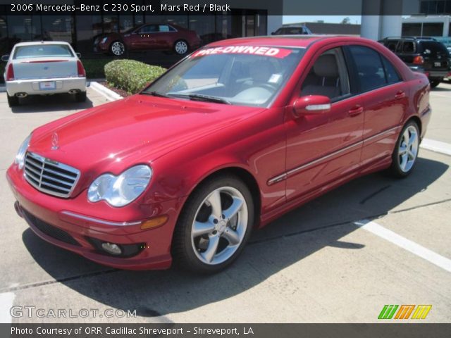 2006 Mercedes-Benz C 230 Sport in Mars Red