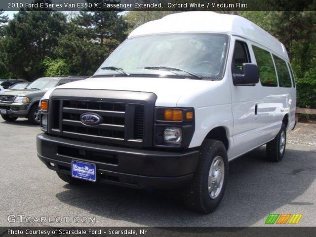 2010 Ford E Series Van E350 XL Passenger Extended in Oxford White