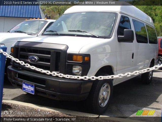 2010 Ford E Series Van E250 XL Commericial in Oxford White