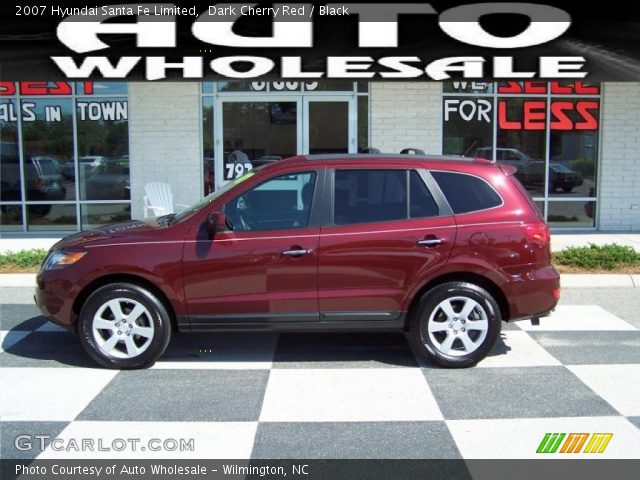 2007 Hyundai Santa Fe Limited in Dark Cherry Red