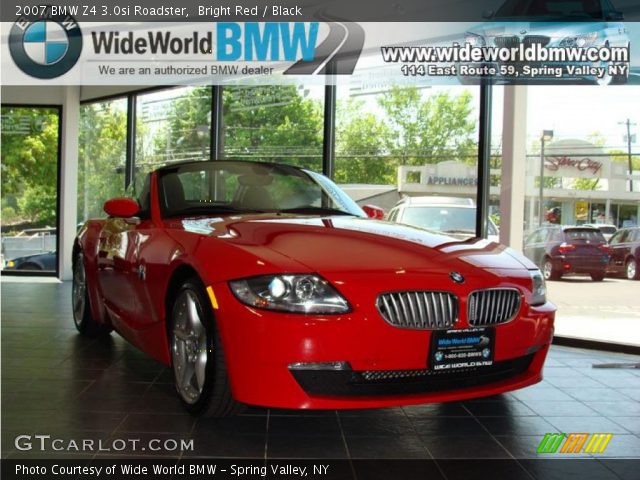 2007 BMW Z4 3.0si Roadster in Bright Red