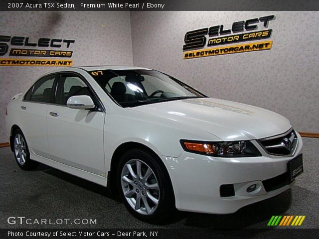 2007 Acura TSX Sedan in Premium White Pearl