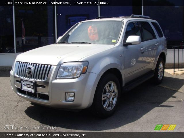 2008 Mercury Mariner V6 Premier 4WD in Silver Metallic