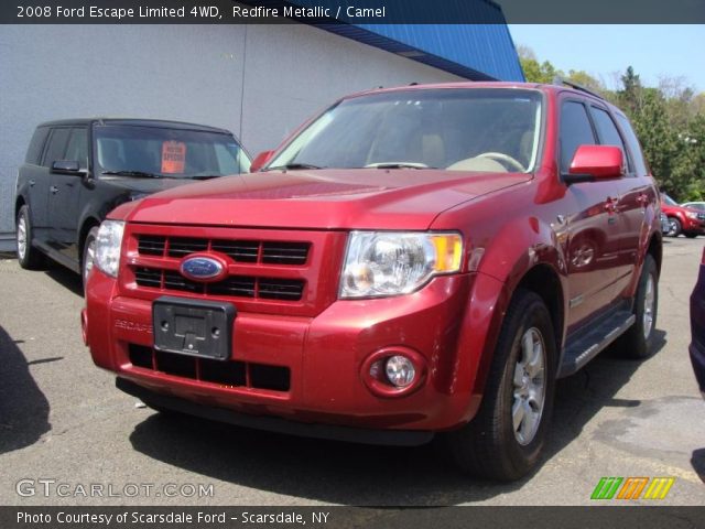 2008 Ford Escape Limited 4WD in Redfire Metallic