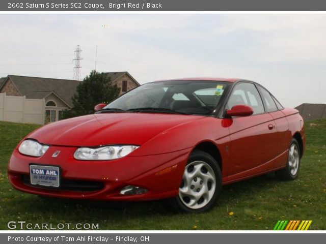 2002 Saturn S Series SC2 Coupe in Bright Red