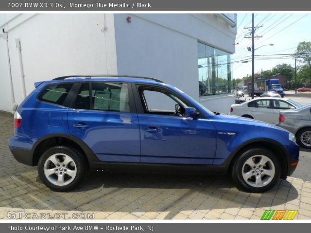 2007 BMW X3 3.0si in Montego Blue Metallic