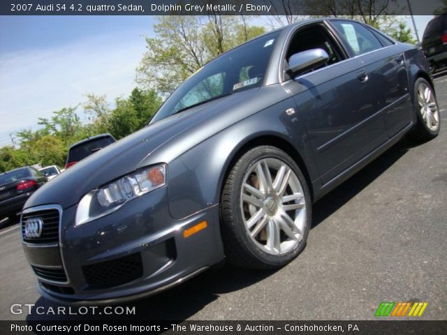 2007 Audi S4 4.2 quattro Sedan in Dolphin Grey Metallic