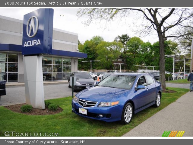 2008 Acura TSX Sedan in Arctic Blue Pearl