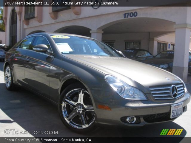 2007 Mercedes-Benz CLS 550 in Indium Grey Metallic