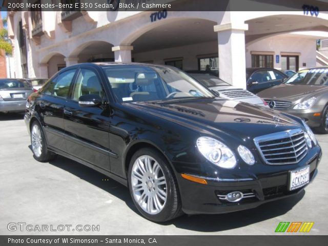 2008 Mercedes-Benz E 350 Sedan in Black