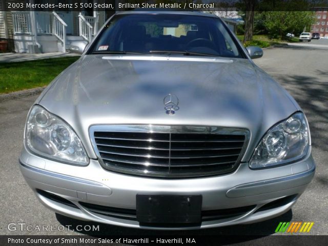 2003 Mercedes-Benz S 500 Sedan in Brilliant Silver Metallic