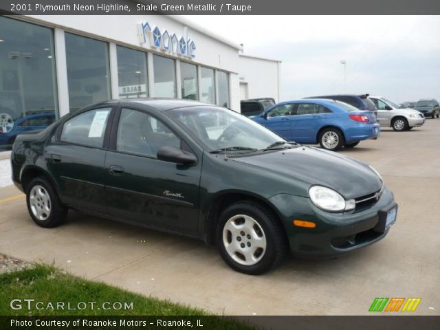 2001 Plymouth Neon Highline in Shale Green Metallic