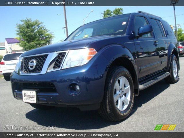 2008 Nissan Pathfinder SE in Majestic Blue