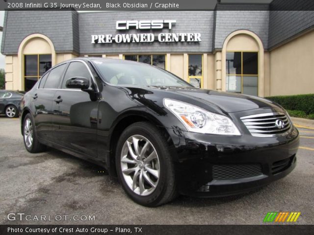 2008 Infiniti G 35 Journey Sedan in Black Obsidian