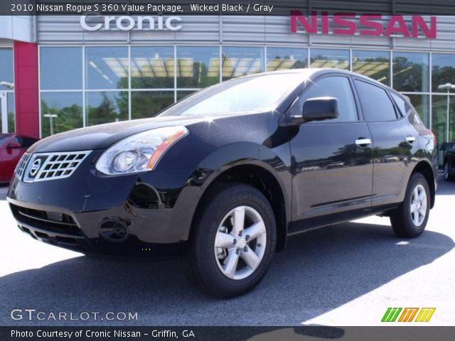 2010 Nissan Rogue S 360 Value Package in Wicked Black