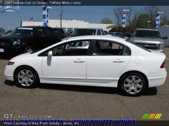 2007 Honda Civic LX Sedan in Taffeta White