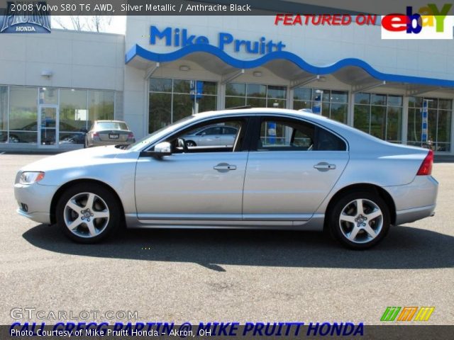 2008 Volvo S80 T6 AWD in Silver Metallic