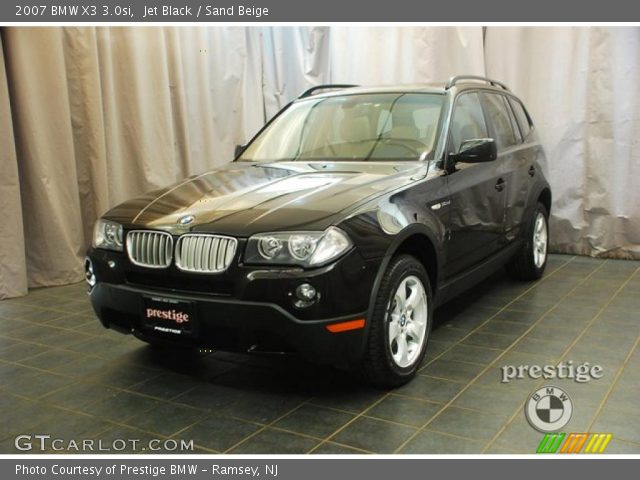 2007 BMW X3 3.0si in Jet Black
