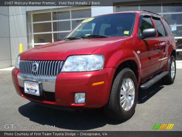 2007 Mercury Mariner Premier in Vivid Red Metallic