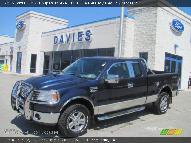 2006 Ford F150 XLT SuperCab 4x4 in True Blue Metallic