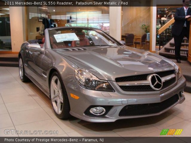 2011 Mercedes-Benz SL 550 Roadster in Palladium Silver Metallic