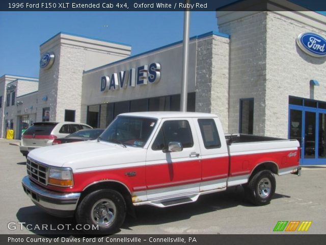 1996 Ford F150 XLT Extended Cab 4x4 in Oxford White