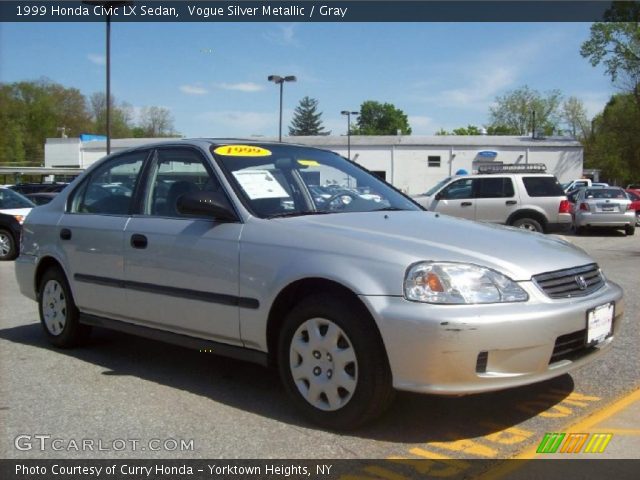 1999 Honda Civic LX Sedan in Vogue Silver Metallic