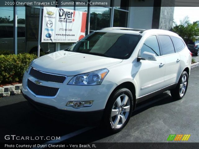 2010 Chevrolet Traverse LTZ in Summit White