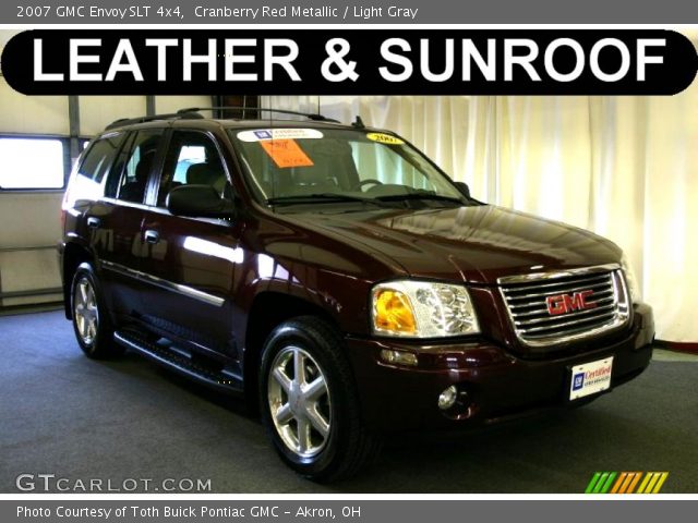 2007 GMC Envoy SLT 4x4 in Cranberry Red Metallic