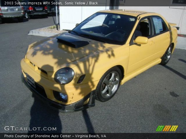 2003 Subaru Impreza WRX Sedan in Sonic Yellow