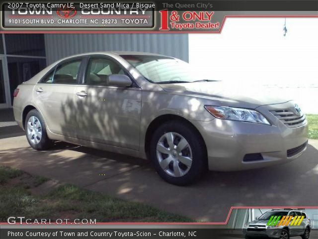 2007 Toyota Camry LE in Desert Sand Mica