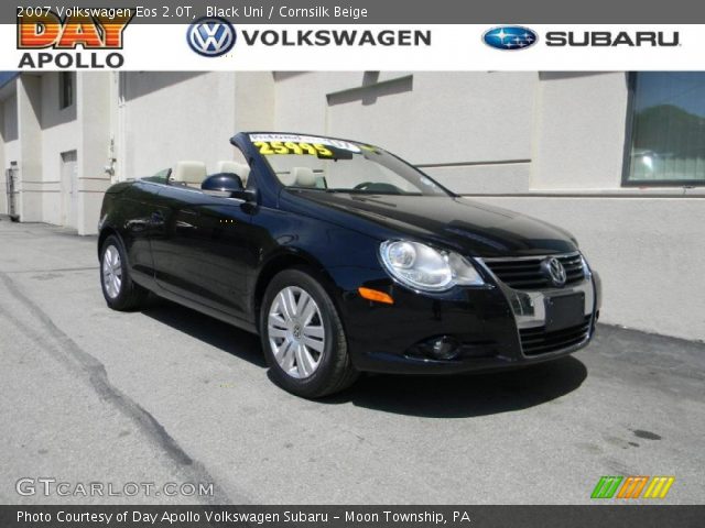 2007 Volkswagen Eos 2.0T in Black Uni