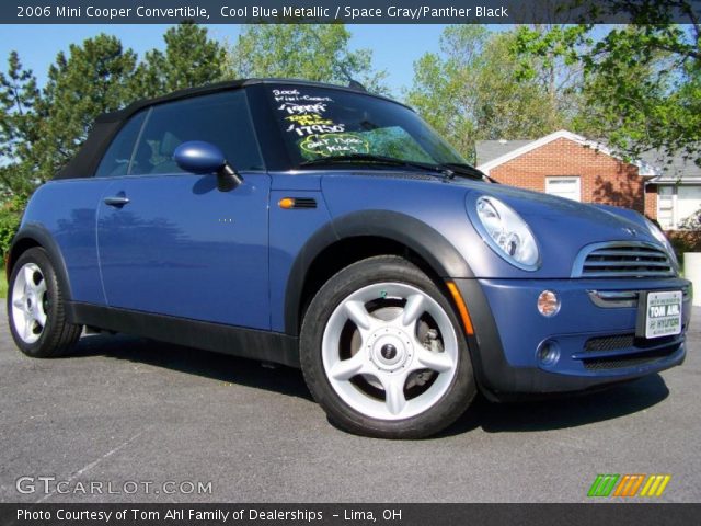 2006 Mini Cooper Convertible in Cool Blue Metallic
